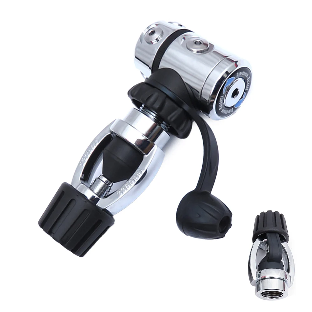 Durable Practical High Quality Snorkeling Equipment Scuba Adapter Diving Adapter 1 Stage 278g 93.5*48.5mm Black
Durable Practical High Quality Snorkeling Equipment Scuba Adapter Diving Adapter 1 Stage 278g 93.5*48.5mm Black