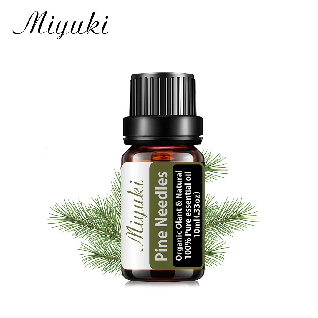 

10ml Pine Needles Essential Oil Pure Organic Natural Plant Oils for Diffuser, Aromatherapy, Spa, Massage, Yoga, Body Care