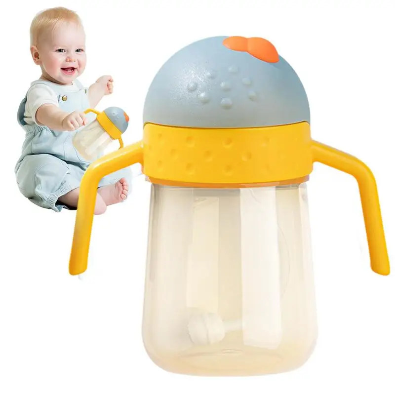 Straw Trainer Cup Baby Drinking Training Cup With Handle And Straw Leak-Proof Water Drinking Cup Soft Spout Spill-Free Nipple
Straw Trainer Cup Baby Drinking Training Cup With Handle And Straw Leak-Proof Water Drinking Cup Soft Spout Spill-Free Nipple