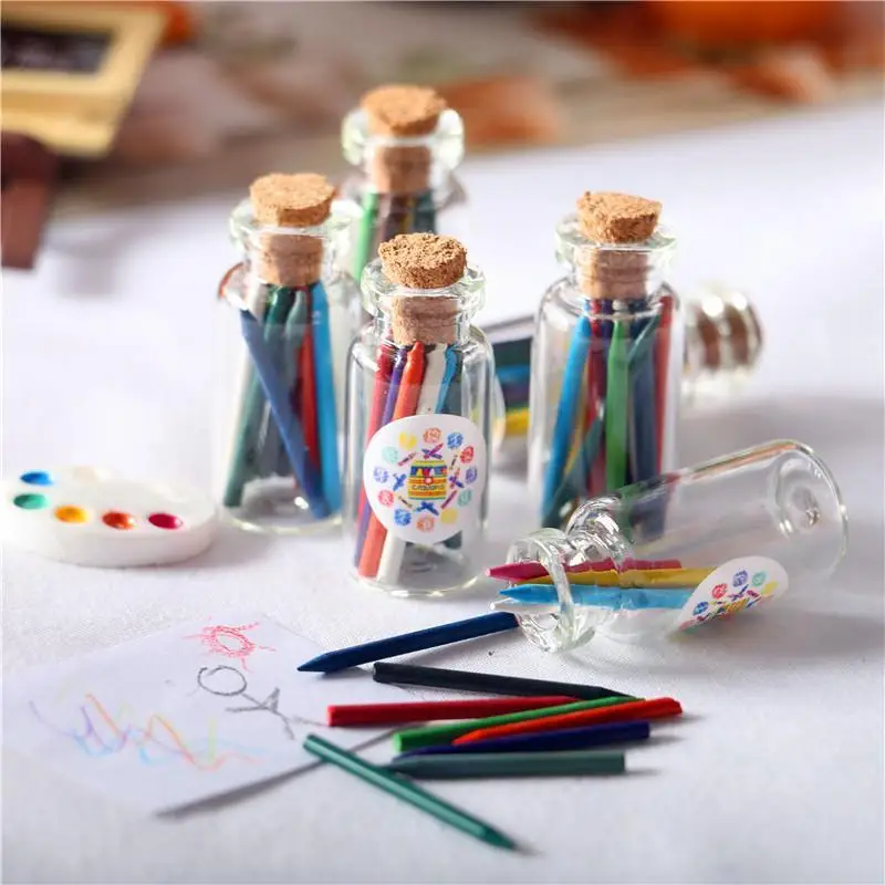 Mini 1/12 Miniature Dollhouse Mini Colored Crayons Cans for Blyth Barbies 1/6 Doll House Play Kitchen Accessories Toy
Mini 1/12 Miniature Dollhouse Mini Colored Crayons Cans for Blyth Barbies 1/6 Doll House Play Kitchen Accessories Toy