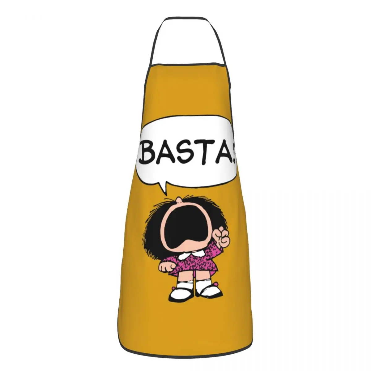 Mafalda Basta Смешные фартуки Quino Аргентина мультфильм взрослый унисекс кухонный шеф-повар слюнявчик фартук кухня Приготовление выпечки Садоводство 
Mafalda Basta Смешные фартуки Quino Аргентина мультфильм взрослый унисекс кухонный шеф-повар слюнявчик фартук кухня Приготовление выпечки Садоводство