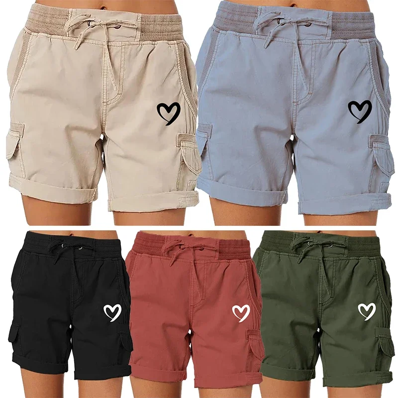 Summer Trending Heart Printed Women Cargo Shorts Casual Jogging Shorts Loose Multi-pocket Work Shorts Plus Size Shorts S-3XL
Summer Trending Heart Printed Women Cargo Shorts Casual Jogging Shorts Loose Multi-pocket Work Shorts Plus Size Shorts S-3XL