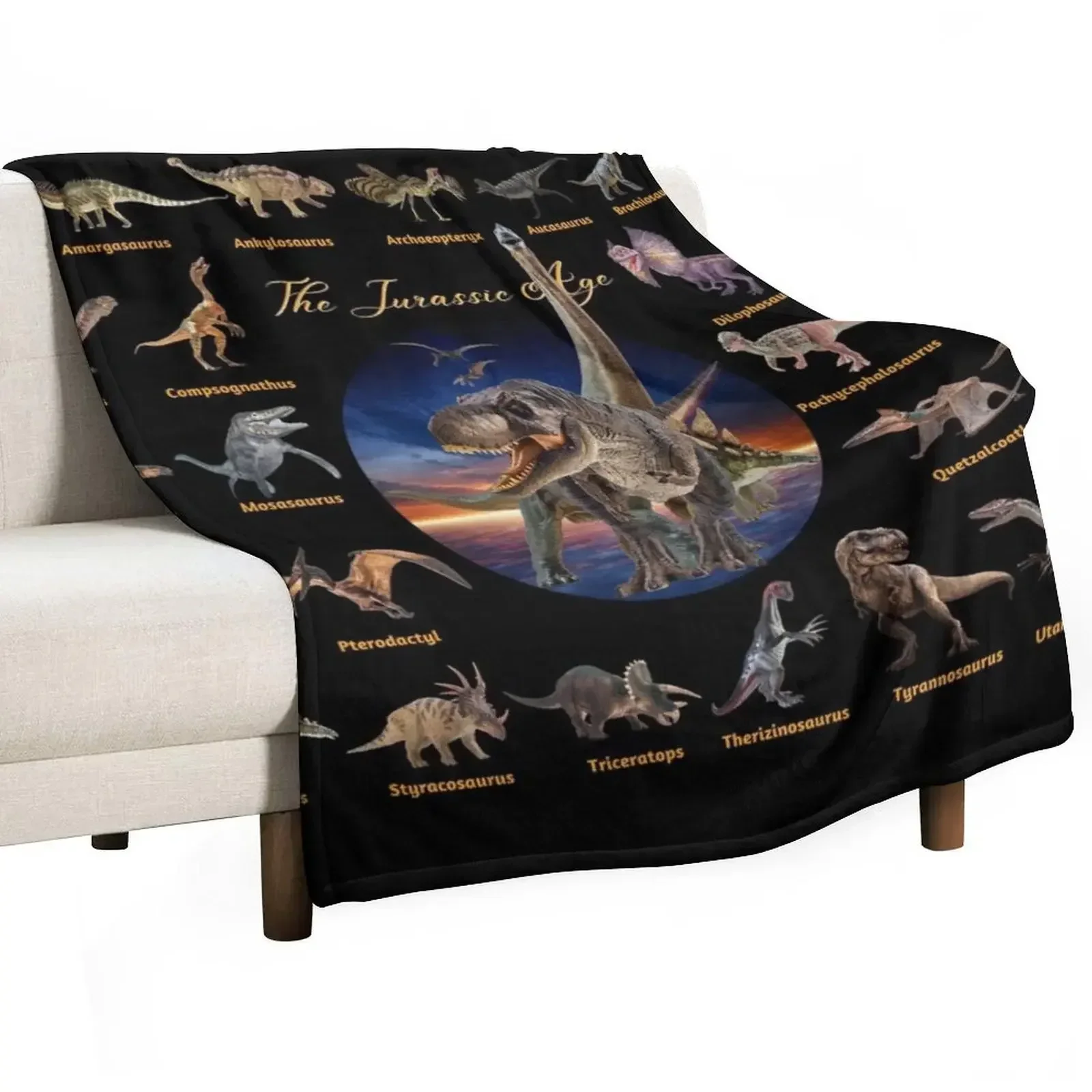 Dinosaurs: The Jurassic Age (Black Background) Throw Blanket For Baby Giant Sofa Moving Travel Blankets
Dinosaurs: The Jurassic Age (Black Background) Throw Blanket For Baby Giant Sofa Moving Travel Blankets