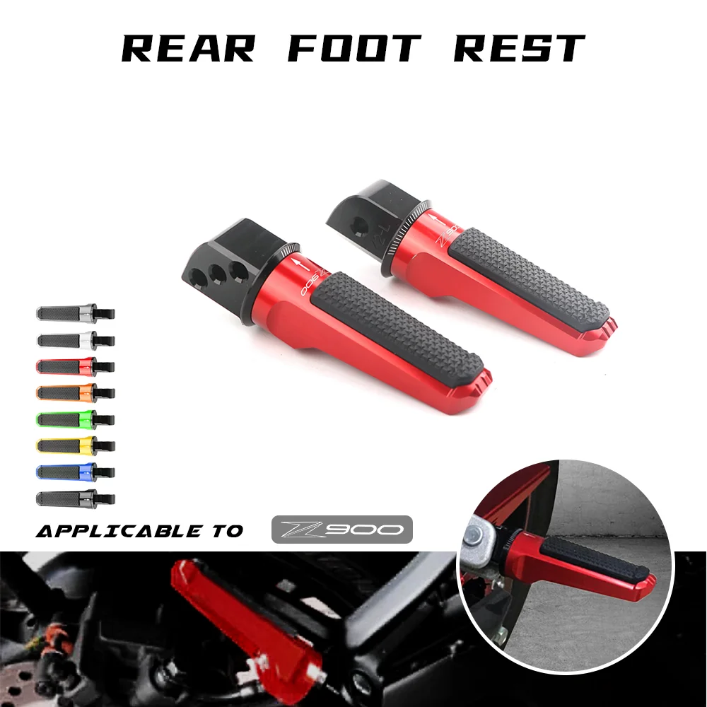 Motorcycle CNC Aluminum Rear Foot Pegs Footrest Passenger Footpegs for KAWASAKI Z900 Z900RS Z 900 2017-2020 2018 2019
Motorcycle CNC Aluminum Rear Foot Pegs Footrest Passenger Footpegs for KAWASAKI Z900 Z900RS Z 900 2017-2020 2018 2019