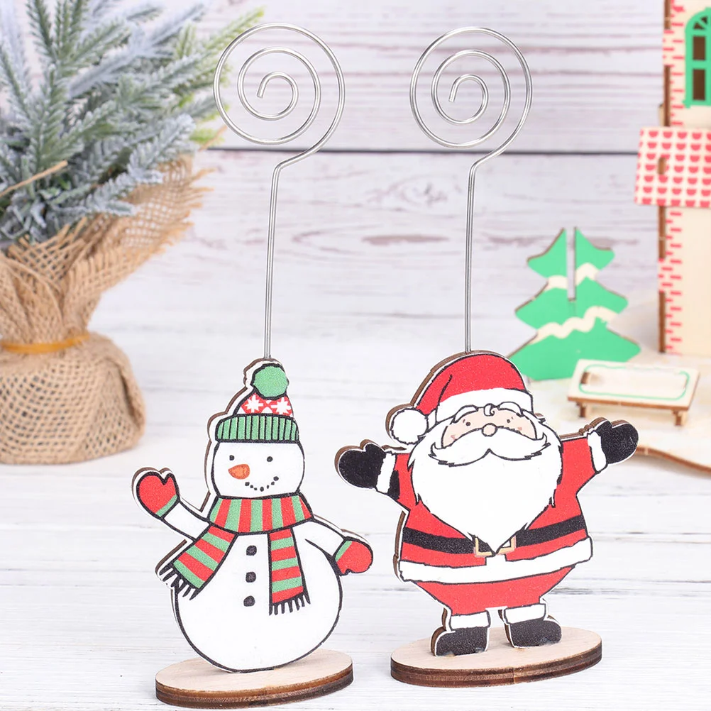 12 Pcs Christmas Business Card Holder Memo Message Folder Supporter Stainless Steel Clip
12 Pcs Christmas Business Card Holder Memo Message Folder Supporter Stainless Steel Clip