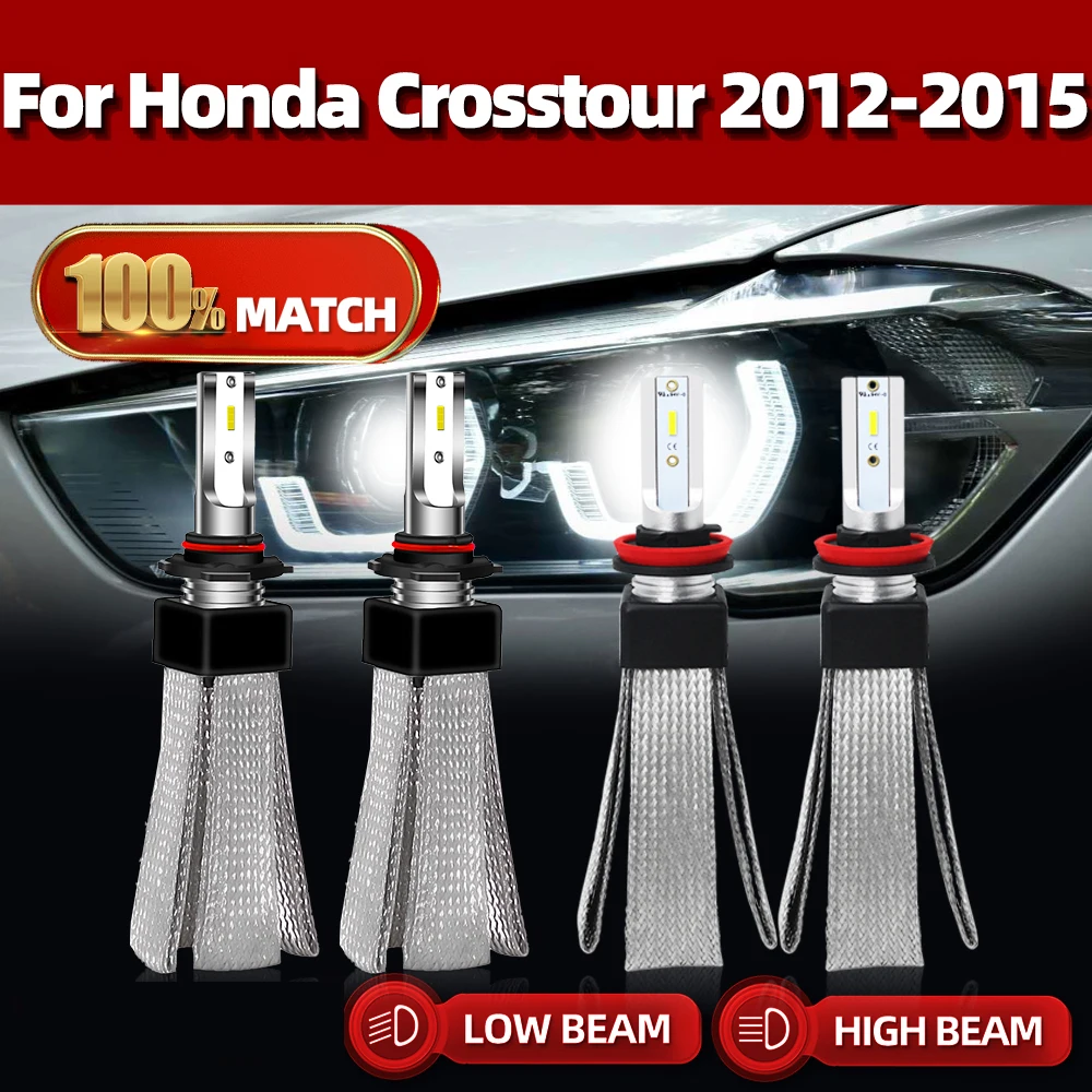 

240W 40000LM Car LED Headlights Bulb With Canbus 9005 HB3 H11 Car LED Headlamp 12V 6000K For Honda Crosstour 2012 2013 2014 2015