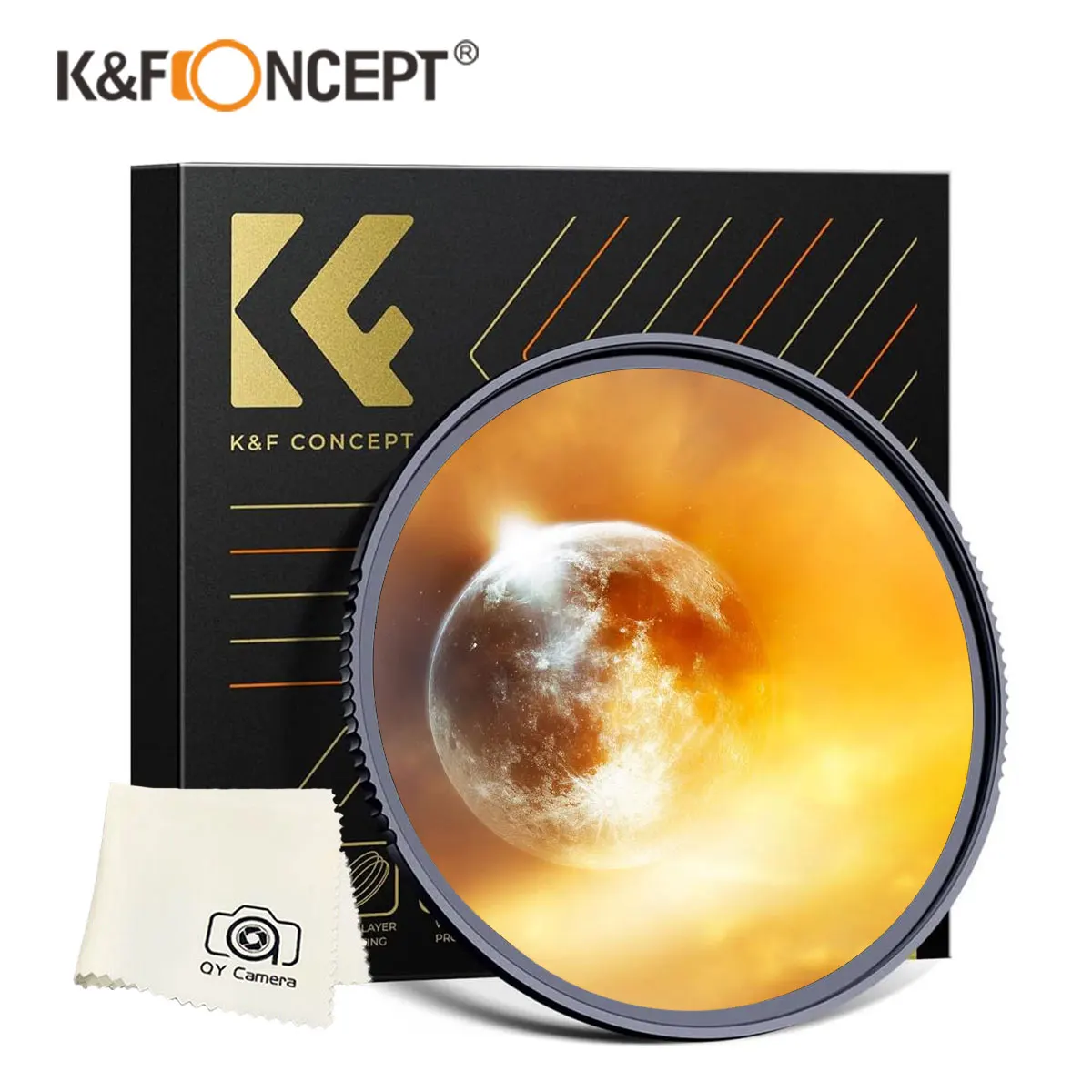 

K&F Concept ND100000 Solar Sun Filter Total Partial Solar Eclipse nd 100000 Transit Neutral Density Filter Solar Flares filtro