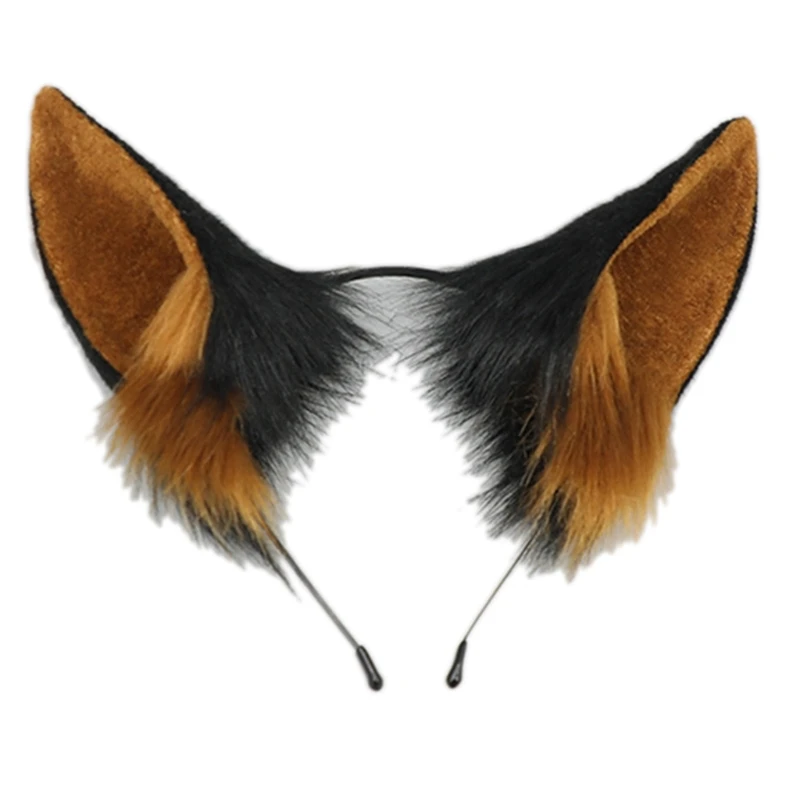 

Realistic Dog Ear Hairband Girls Teens Anime Gatherings Headbands for Banquets Carnivals Role Play Hair Headpieces