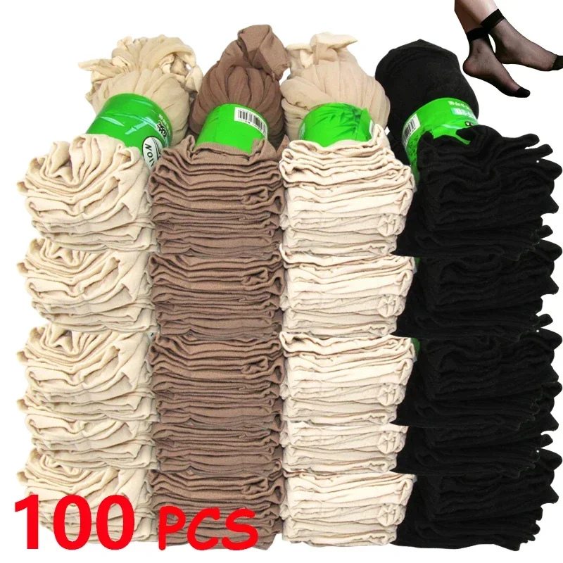 10Pairs-50Pairs Transparent Summer Socks Ultrathin Women Nylon Ladies Female Short Ankle Meias Elastic Crystal Spring Silk Sox
10Pairs-50Pairs Transparent Summer Socks Ultrathin Women Nylon Ladies Female Short Ankle Meias Elastic Crystal Spring Silk Sox