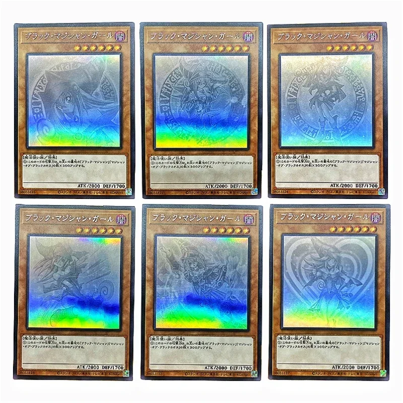 6pcs/set Yu Gi Oh Animation Characters Black Magician Girl Holographic Laser Card Anime Classics Game Collection Cards Toy Gift
6pcs/set Yu Gi Oh Animation Characters Black Magician Girl Holographic Laser Card Anime Classics Game Collection Cards Toy Gift