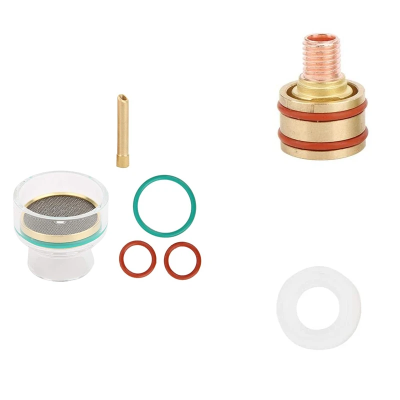 LUDA TIG Gas Lens Collet Consumable Kit TIG Welding Torch With White Plastic Ring Model For WP9 WP20
LUDA TIG Gas Lens Collet Consumable Kit TIG Welding Torch With White Plastic Ring Model For WP9 WP20