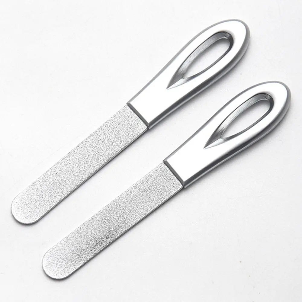 

Double Side Buffer Grinding Metal Frosted Surface Nail Art Tools Nail File Stainless Steel Manicure Pedicure Scrub