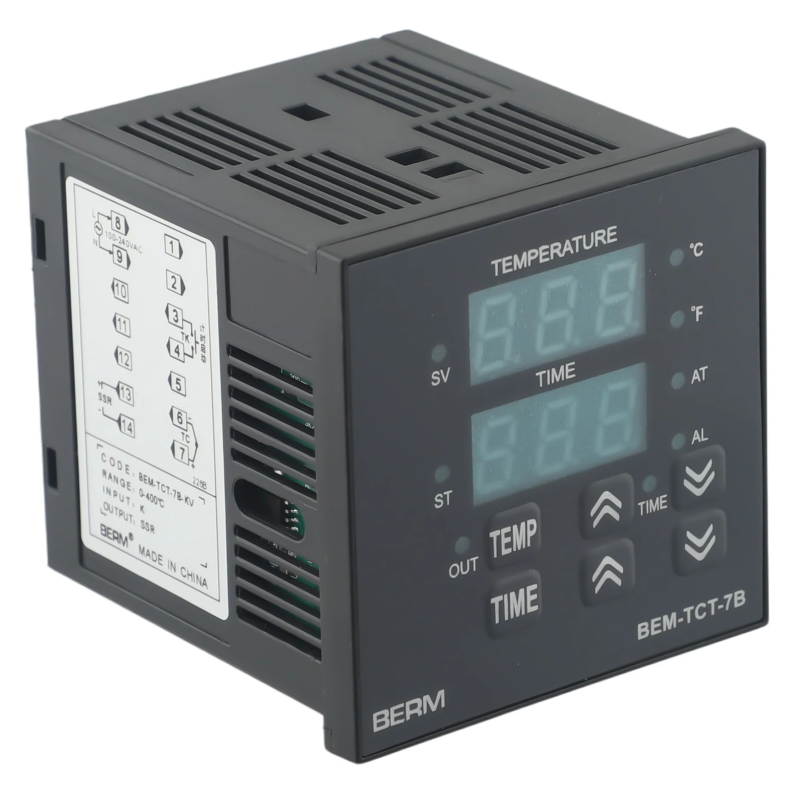 Digital Thermostat Time Temperature Controller for Heat Press Machine BEM TCT 7B KV Model Precision Control Accuracy
Digital Thermostat Time Temperature Controller for Heat Press Machine BEM TCT 7B KV Model Precision Control Accuracy