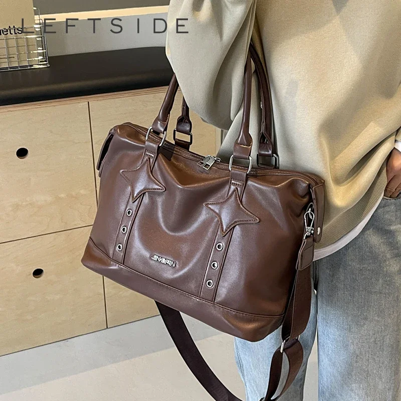 LEFTSIDE Design Big PU Leahter Crossbody Bags for Women 2024 Winter Fashion Designer Female Shoulder Bag Handbags and Purses
LEFTSIDE Design Big PU Leahter Crossbody Bags for Women 2024 Winter Fashion Designer Female Shoulder Bag Handbags and Purses
