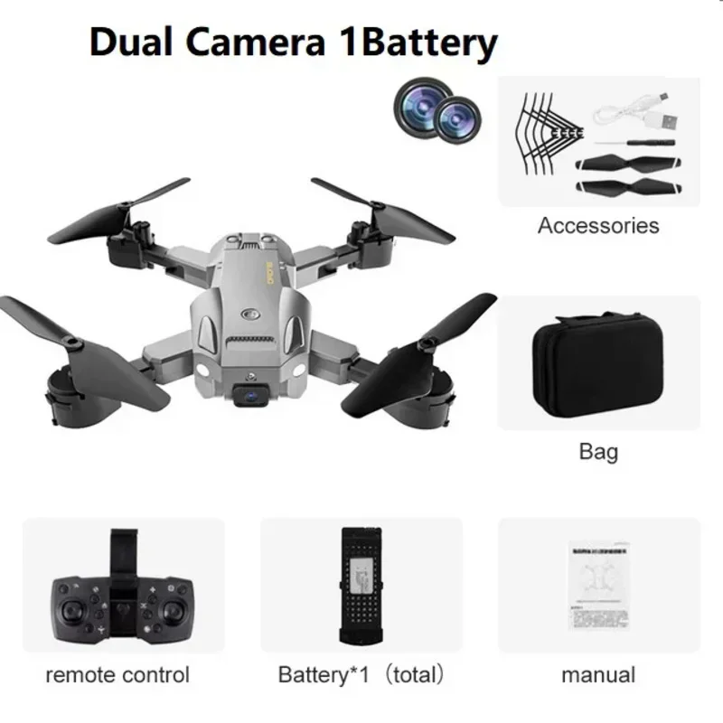 

Wifi Fpv Drones Aircraft Helicopter Toys Boy Q6 4K Camera Photography Obstacle Avoidance Quadcopter Remote Control Drone