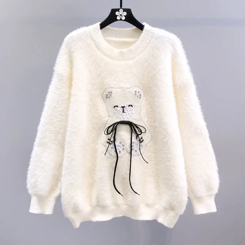 Sweet Sweater for WomenGentle and Lazy Academy Style Autumn and Winter New Design Feel Loose and Popular Knitted Sweater
Sweet Sweater for WomenGentle and Lazy Academy Style Autumn and Winter New Design Feel Loose and Popular Knitted Sweater
