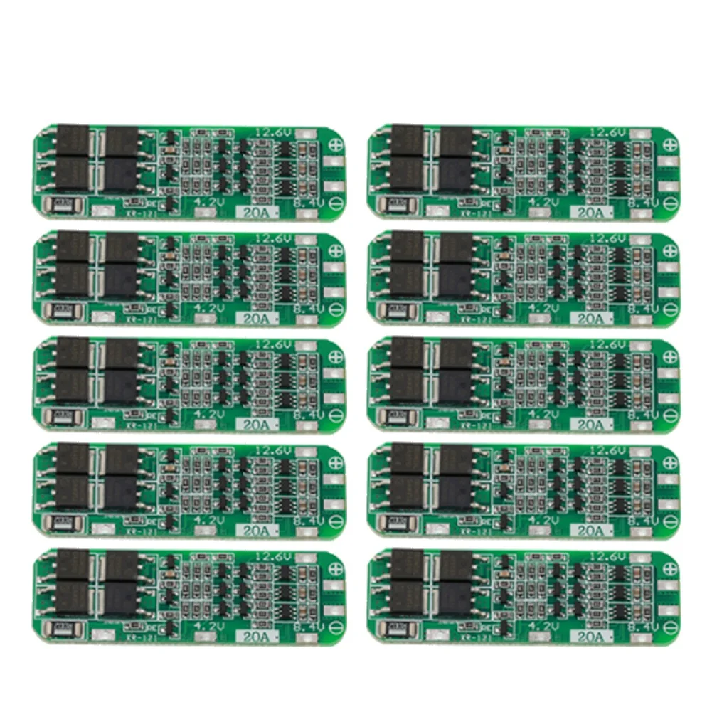 10Pcs 3S 20A BMS 18650 Li-Ion модуль зарядного устройства литиевой батареи PCB 11,1 V 12V 12,6 V Module
10Pcs 3S 20A BMS 18650 Li-Ion модуль зарядного устройства литиевой батареи PCB 11,1 V 12V 12,6 V Module