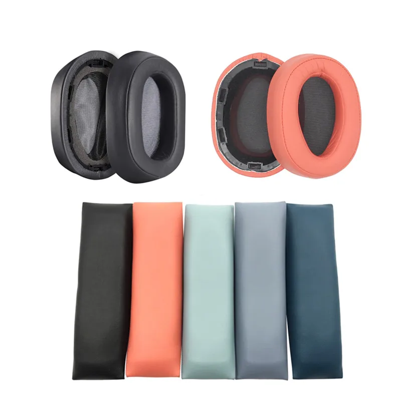 Replacement Leather Sponge Ear pads Cushions Head beam for Sony MDR-100ABN H900N WH-H900N Headset Earpads Headband Earmuffs
Replacement Leather Sponge Ear pads Cushions Head beam for Sony MDR-100ABN H900N WH-H900N Headset Earpads Headband Earmuffs