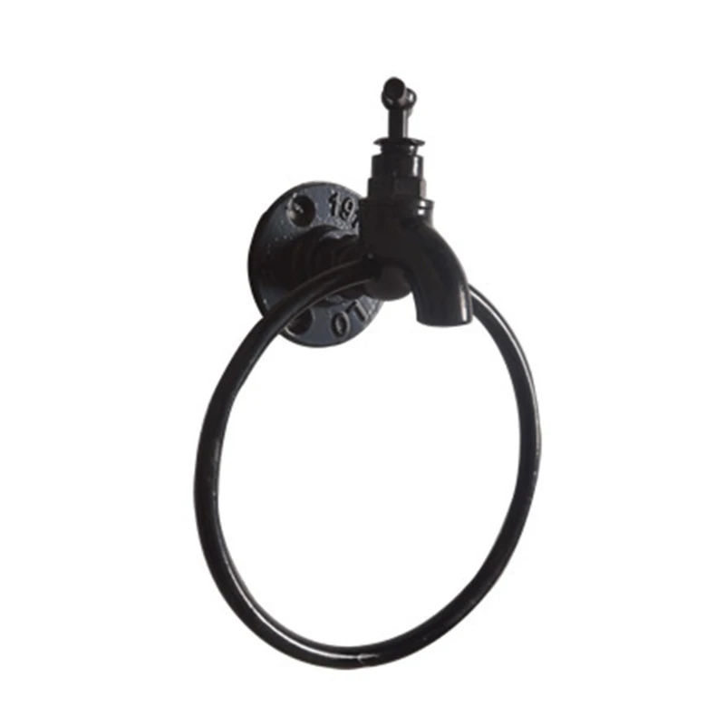 Retro Black Towel Ring Hand Towel Holder for Bathroom Hand Towel Rack Wall Mount
Retro Black Towel Ring Hand Towel Holder for Bathroom Hand Towel Rack Wall Mount