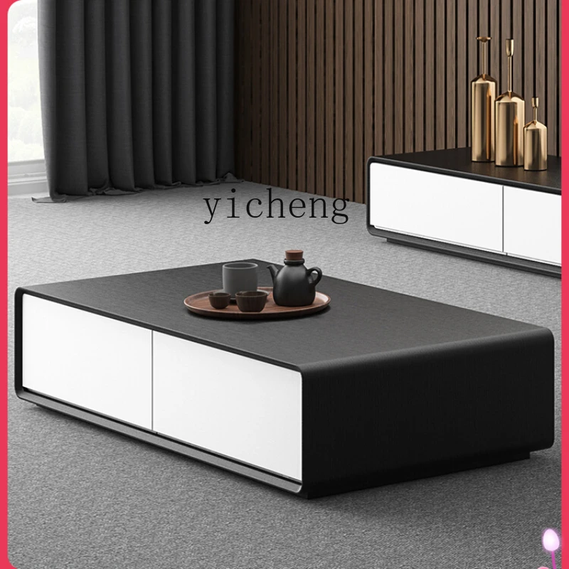 ZK Modern Simple Black Coffee Table Small Apartment Household Storage Coffee Table
ZK Modern Simple Black Coffee Table Small Apartment Household Storage Coffee Table