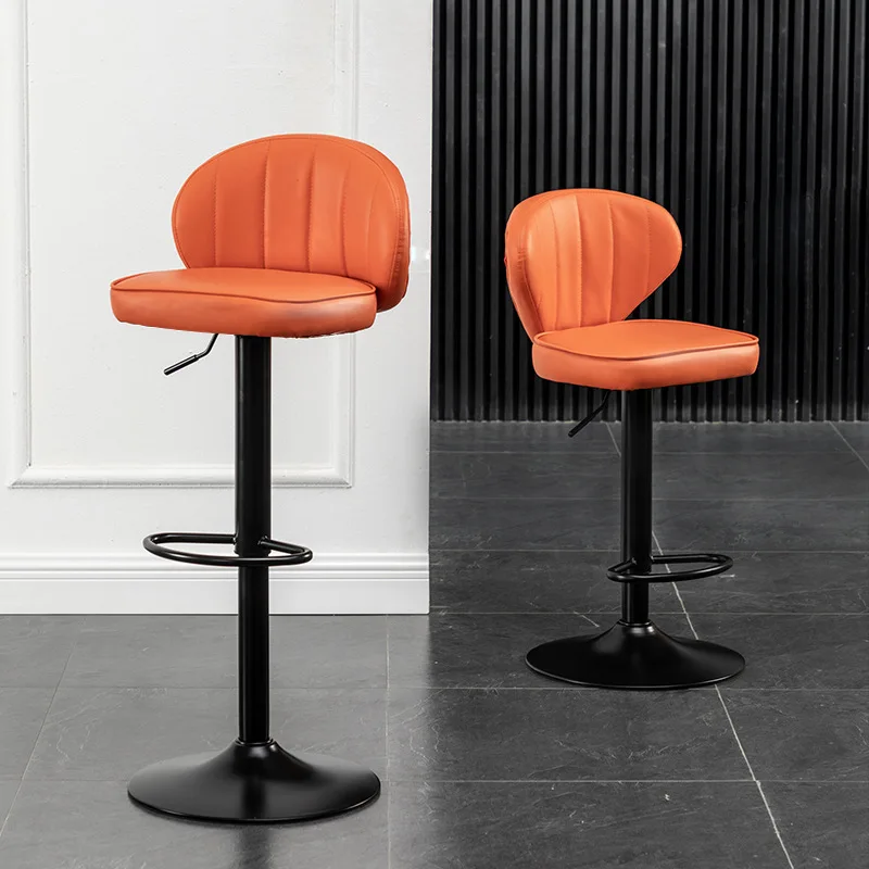 

Подъемное кресло для стола, роскошный бытовой высокий стул, современный простой кассир, передний стол, барный стул, спинка, вращающийся стул