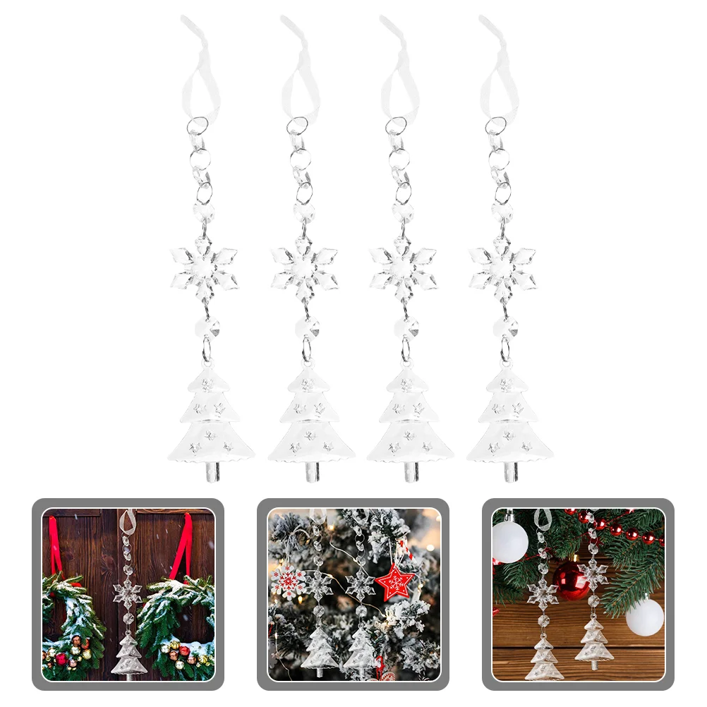 Acrylic Snowflake Simulation Ice Pendants Christmas Tree Hanging Ornament New Year Decorations Navidad
Acrylic Snowflake Simulation Ice Pendants Christmas Tree Hanging Ornament New Year Decorations Navidad