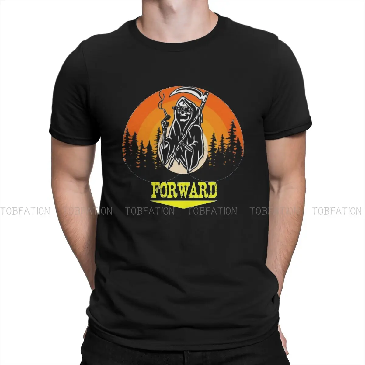 Forward Observations Group Retro Sunset Skull T Shirt Men Ofertas Big size O-Neck Tshirt Cotton Casual Clothes
Forward Observations Group Retro Sunset Skull T Shirt Men Ofertas Big size O-Neck Tshirt Cotton Casual Clothes