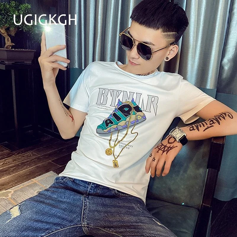 Print Top Alphabet Clothes Mens Tee Shirts Graphic Men's T-shirt Watercolor Katoen Anime Heather Funny Music Chic Gym Streetwear
Print Top Alphabet Clothes Mens Tee Shirts Graphic Men's T-shirt Watercolor Katoen Anime Heather Funny Music Chic Gym Streetwear
