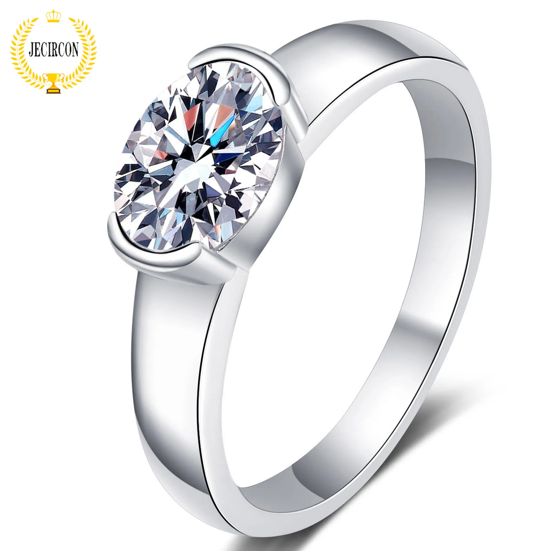JECIRCON 925 пробы Серебряное кольцо для женщин PT950 позолоченное Европейское и американское бриллиантовое предложение на брак
JECIRCON 925 пробы Серебряное кольцо для женщин PT950 позолоченное Европейское и американское бриллиантовое предложение на брак