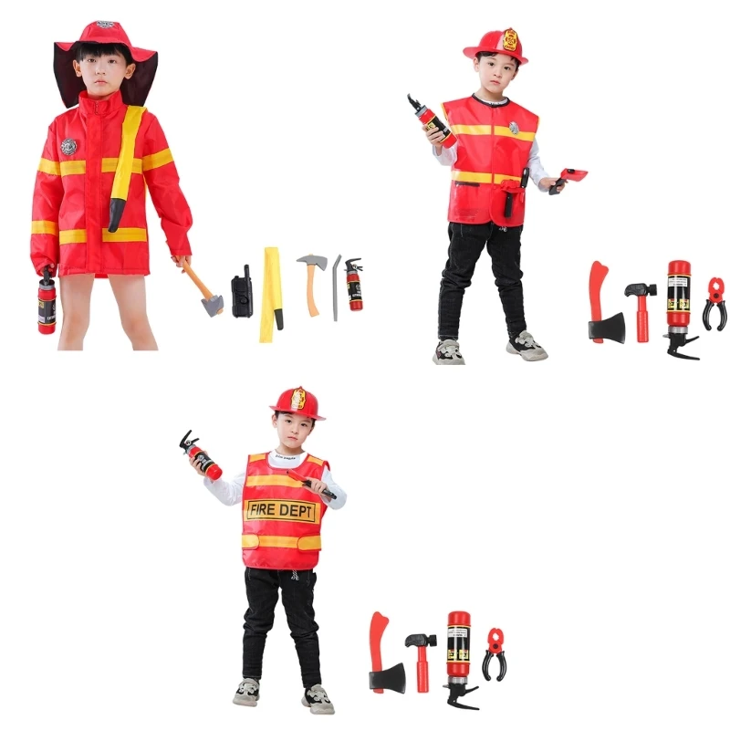Kids Firefighter Vest with Firefighter Hat Firefighter Costume for Boys and Girls Halloween Dress Up Play Set Role Play
Kids Firefighter Vest with Firefighter Hat Firefighter Costume for Boys and Girls Halloween Dress Up Play Set Role Play