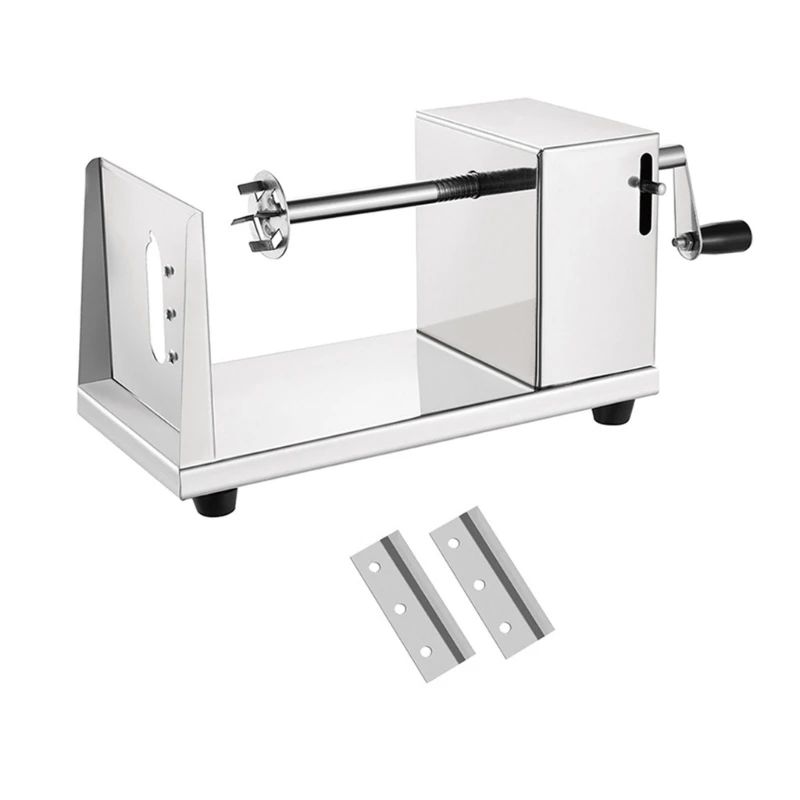 Potato Cutter Vegetable Hand Rotating Potato Tower Machine Manual Potato Chip Machine Kitchen Whirlwinds Potato Machine X3UC
Potato Cutter Vegetable Hand Rotating Potato Tower Machine Manual Potato Chip Machine Kitchen Whirlwinds Potato Machine X3UC