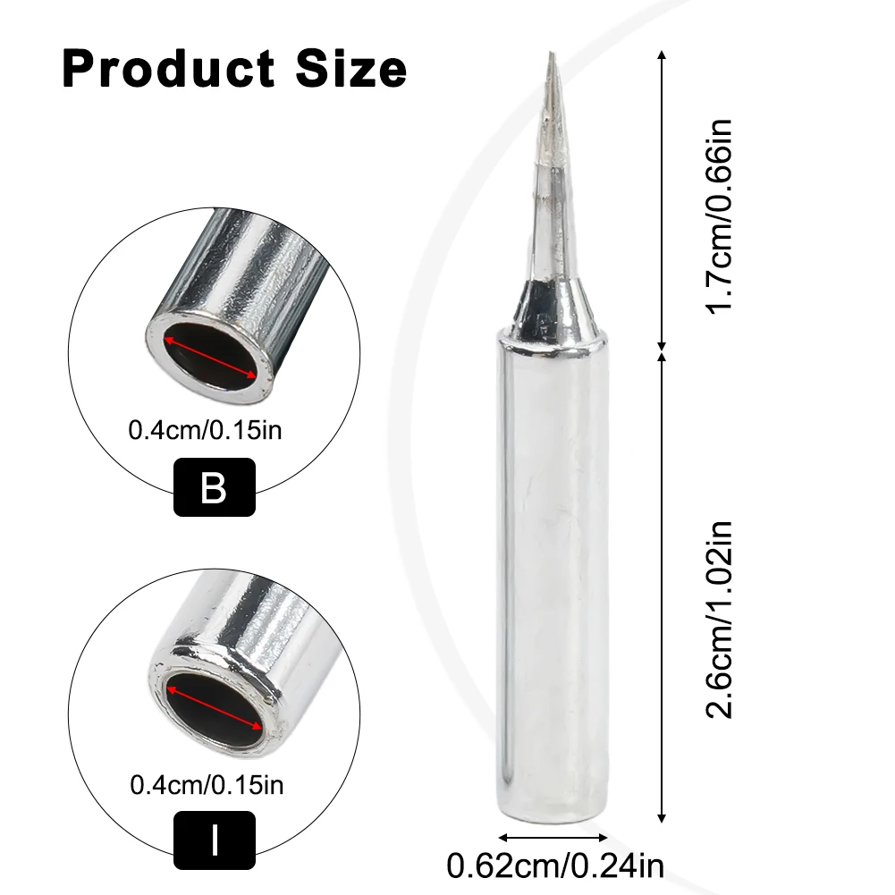 Light Weight Small Size 10 Pack Soldering Iron Tip Stable Performance 200~480℃ 900M-T-I / 900M-T-B High Safety
Light Weight Small Size 10 Pack Soldering Iron Tip Stable Performance 200~480℃ 900M-T-I / 900M-T-B High Safety