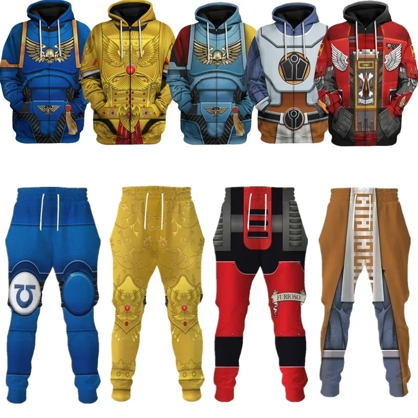 Men's Warhamer 40K Space Marine Primaris Cosplay Costume Hoodie Sweatshirt Zipper Coat Jacket Streetwear Tops Tracksuit Pants
Men's Warhamer 40K Space Marine Primaris Cosplay Costume Hoodie Sweatshirt Zipper Coat Jacket Streetwear Tops Tracksuit Pants