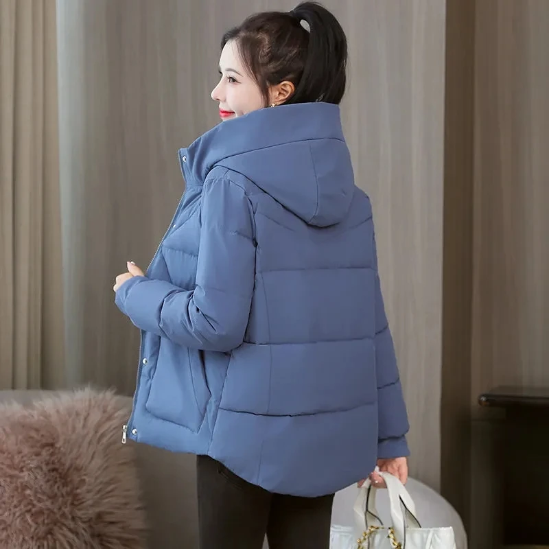 2022 New Winter Jacket Women Parkas Long Sleeves Warm Thicken Coat Cotton Padded Parka Female Jacket Loose Hooded Outwear
2022 New Winter Jacket Women Parkas Long Sleeves Warm Thicken Coat Cotton Padded Parka Female Jacket Loose Hooded Outwear