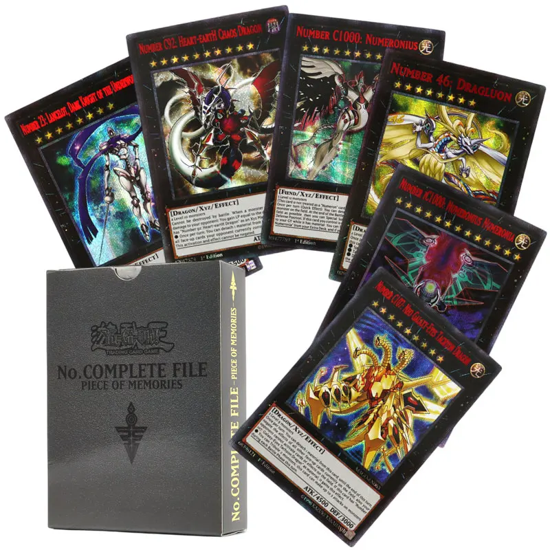 

100/148Pcs Yugioh Card Letter in English NO.COMPLETE FILE Number Card Collection YU GI OH ZEXAL XYZ Monster Trading Card Game