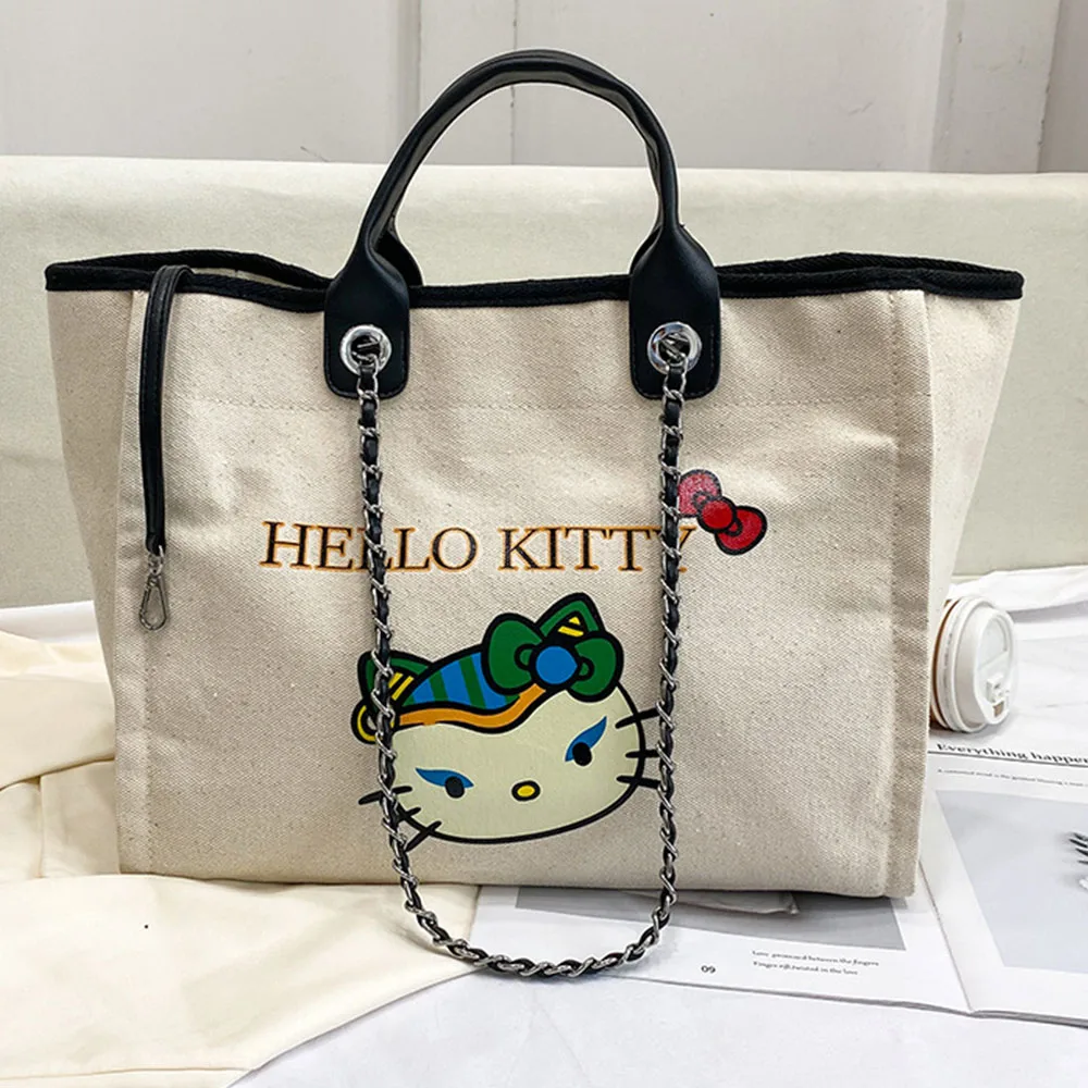 Hellokitty Canvas Handbag Sanrio Large Capacity Outdoor Tote Cartoon Shoulder UnderarmBag Women's Commuting Fashion Bag Backpack
Hellokitty Canvas Handbag Sanrio Large Capacity Outdoor Tote Cartoon Shoulder UnderarmBag Women's Commuting Fashion Bag Backpack