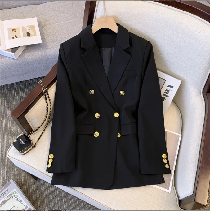 

UNXX 2023 Women's Suit Jacket Autumn and Winter New Fashion Temperament High Sense Office Lady Suit Slim Blazer Age-reducing Top