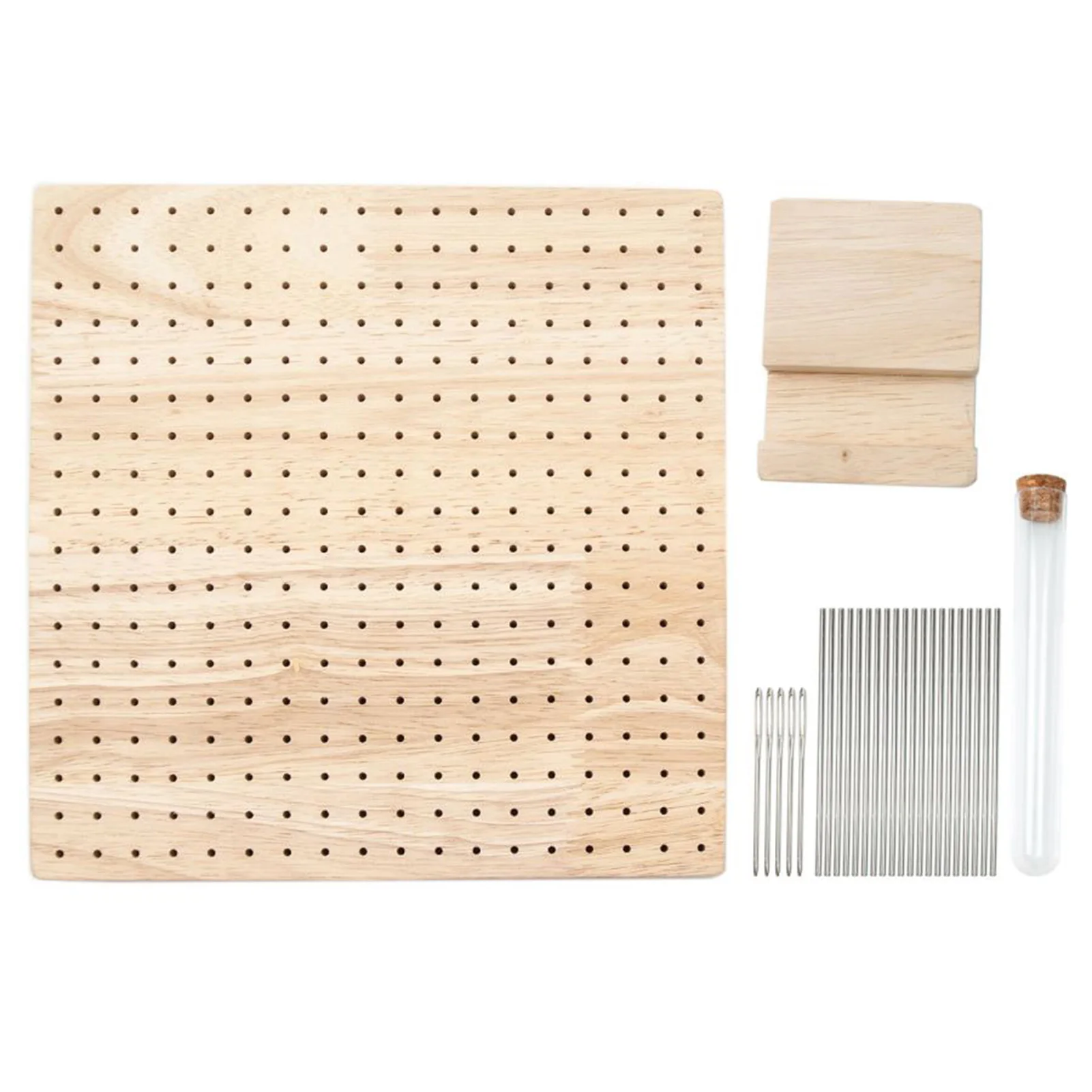 Handcrafted Wooden Blocking Board Granny Squares Blocking Board with Pins for Knitting Crochet
Handcrafted Wooden Blocking Board Granny Squares Blocking Board with Pins for Knitting Crochet