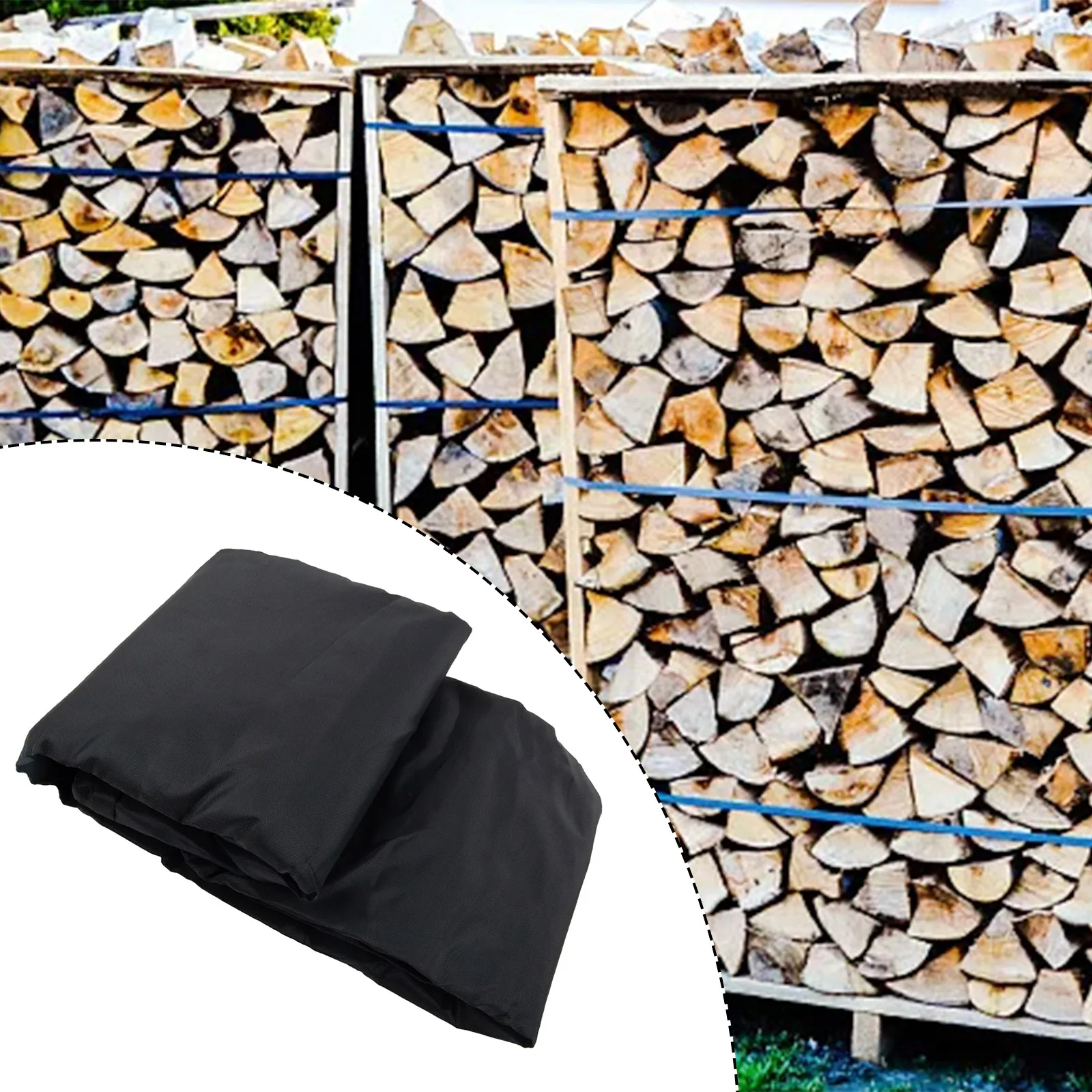 Holder Cover Firewood Rack Cover 420D Outdoor Oxford Cloth 99*43*26 Inch Firewood Cover Holder Cover Waterproof
Holder Cover Firewood Rack Cover 420D Outdoor Oxford Cloth 99*43*26 Inch Firewood Cover Holder Cover Waterproof