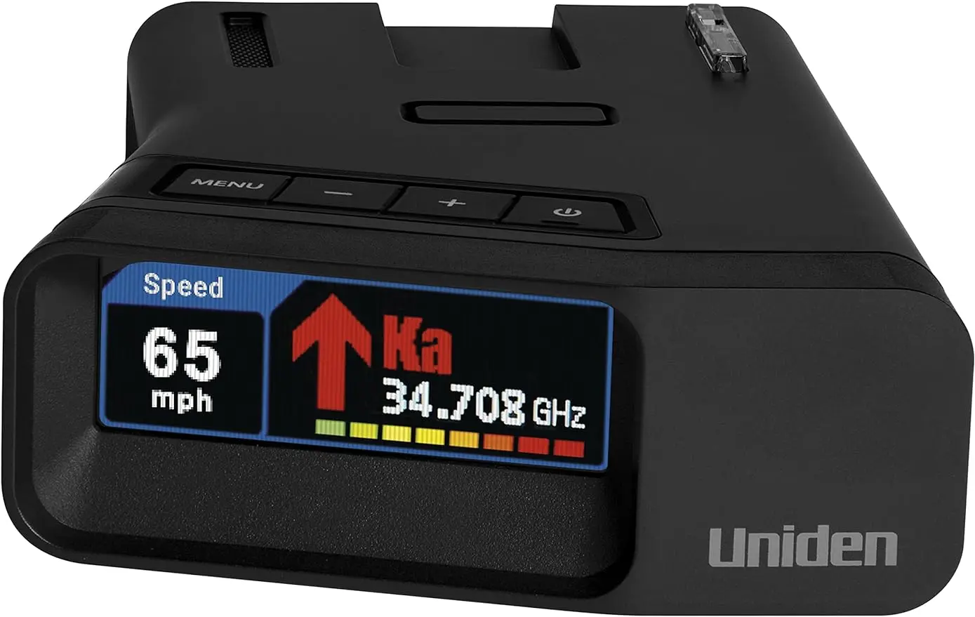 Uniden R7 EXTREME LONG RANGE Laser/Radar Detector, Built-in GPS, Real-Time Alerts, Dual-Antennas Front
Uniden R7 EXTREME LONG RANGE Laser/Radar Detector, Built-in GPS, Real-Time Alerts, Dual-Antennas Front