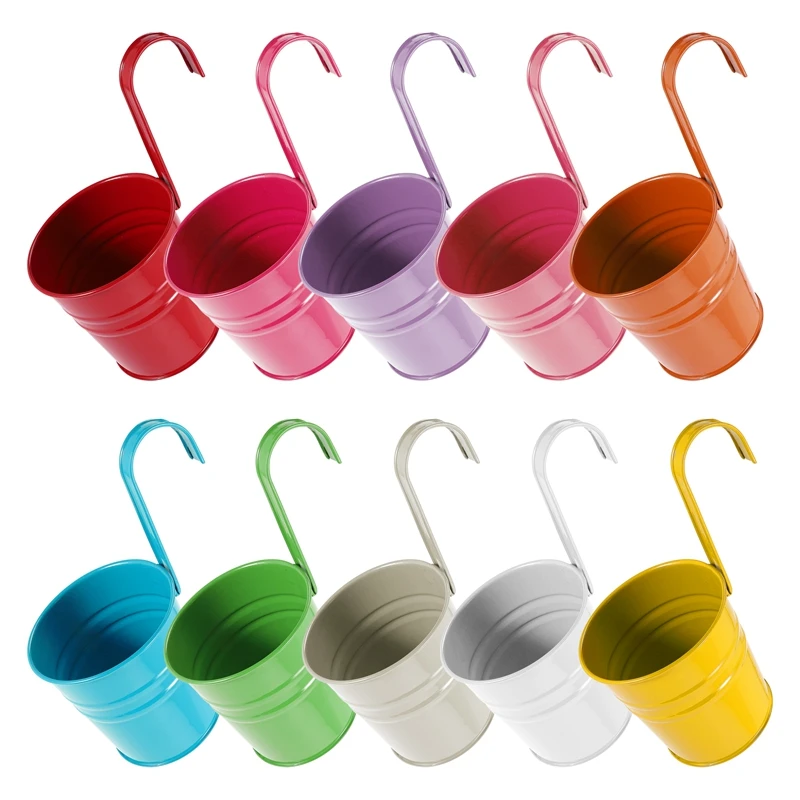 Pack Of 10 13Cm Balcony Pot Flower Pot Hanging Pot Balcony Garden Pots Wall Planter With Mini Tool
Pack Of 10 13Cm Balcony Pot Flower Pot Hanging Pot Balcony Garden Pots Wall Planter With Mini Tool
