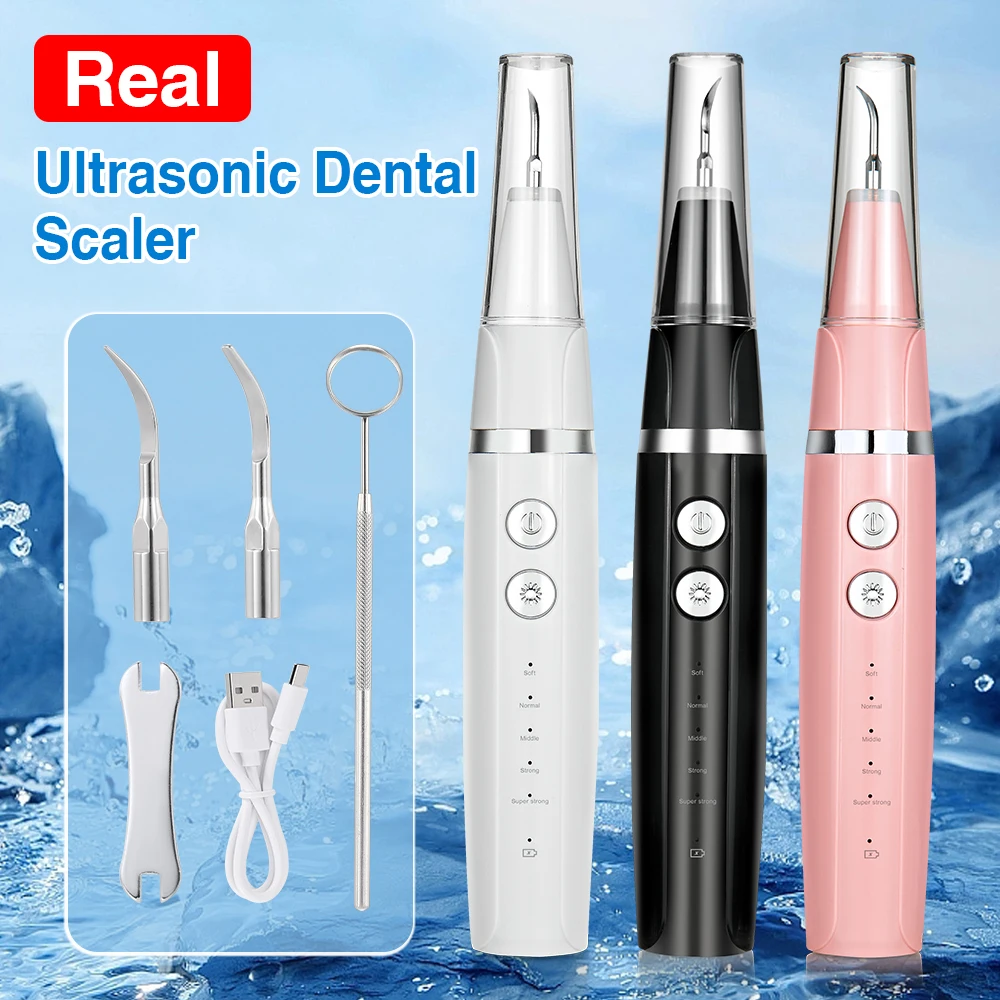 Real Ultrasonic Dental Scaler for Teeth Whitening Cleaner Tartar Plaque Removal Scraper High frequency with Light Tools
Real Ultrasonic Dental Scaler for Teeth Whitening Cleaner Tartar Plaque Removal Scraper High frequency with Light Tools