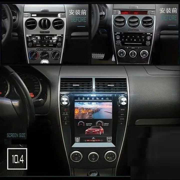 Car Audio For Mazda6 2003-2015 Android Stereo Radio Gps Navigation 10.4inch QLED Tesla Screen Head Unit
Car Audio For Mazda6 2003-2015 Android Stereo Radio Gps Navigation 10.4inch QLED Tesla Screen Head Unit