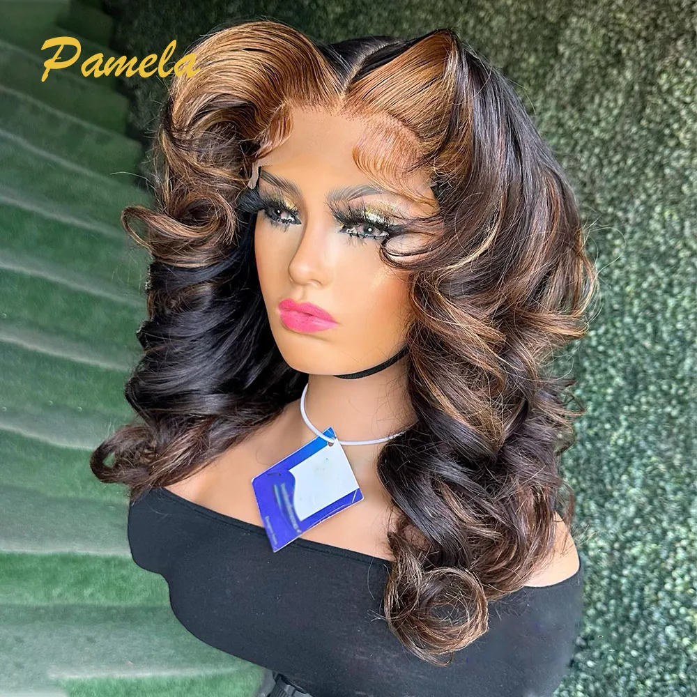 Highlight Blonde Short Loose Deep Wave Lace Front Human Hair Wig 1b/30 Colored Short Bob Transparent Lace Frontal Wigs For Women
Highlight Blonde Short Loose Deep Wave Lace Front Human Hair Wig 1b/30 Colored Short Bob Transparent Lace Frontal Wigs For Women
