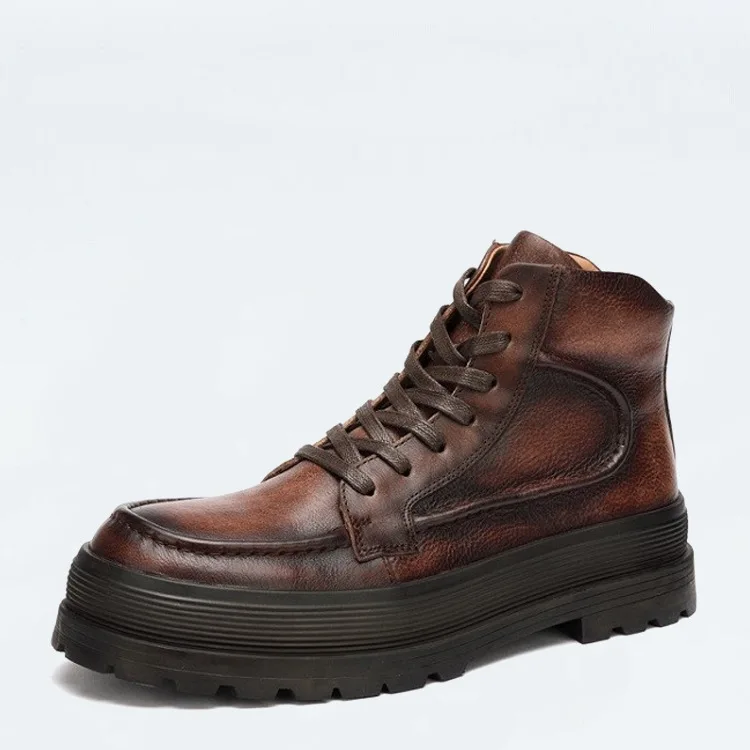 Men's ankle boots 2023 Fall men's shoes platform work boots Leather biker boots vintage high tops
Men's ankle boots 2023 Fall men's shoes platform work boots Leather biker boots vintage high tops