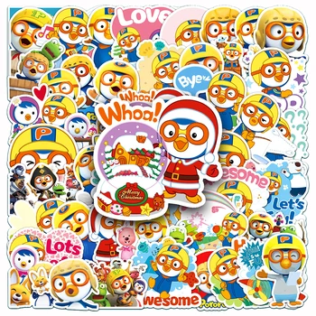 Sacolas Impermeáveis para Fraldas: Proteção Segura e Prática para as Fraldas do seu Bebê 12 10/30/50pcs We Are Friends Pororo Stickers Kawaii Spheniscidae Cartoon Sticker Luggage Scrapbooking Phone Suitcase Animal Decals
