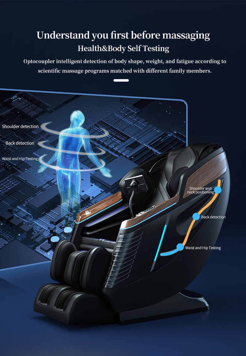 3D Zero Gravity Massage Chair with Full Body Airbags Hifi Bluetooth Music Foldable Portable-Cheap Price Armchair Massage