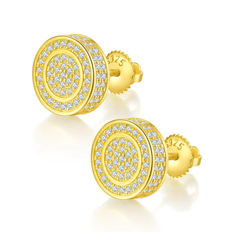 J013A Lefei Fashion Classic White Full Moissanite Exquisite Hiphop Solid Round Earrings Men Women Silver s925 Party Jewelry Gift
J013A Lefei Fashion Classic White Full Moissanite Exquisite Hiphop Solid Round Earrings Men Women Silver s925 Party Jewelry Gift
