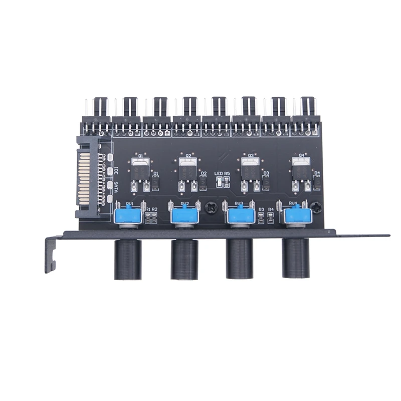 Computer Channel 8 Way 4 Pin 3 Pin Fan Speed Controller PCI Cover, 12V Temperature Control For CPU,IDE Power Supply Port
Computer Channel 8 Way 4 Pin 3 Pin Fan Speed Controller PCI Cover, 12V Temperature Control For CPU,IDE Power Supply Port