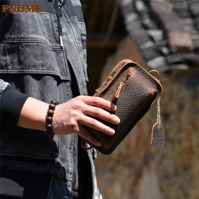 PNDME organizer retro crazy horse cowhide men's clutch bag casual outdoor daily genuine leather multifunctional shoulder bag
PNDME organizer retro crazy horse cowhide men's clutch bag casual outdoor daily genuine leather multifunctional shoulder bag